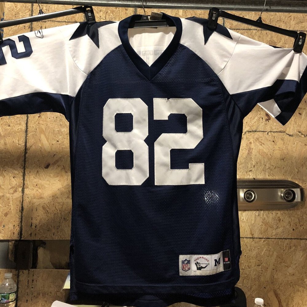 Dallas Cowboys Reebok NFL Throwback Vintage Jersey MEDIUM #82 JASON WITTEN